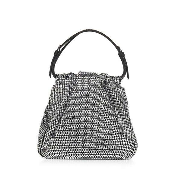 Amina Muaddi Compact Gathered Handbag - NWT